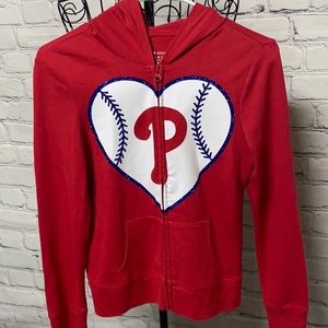 5th & Ocean MLB red hoodie and pants set size 10